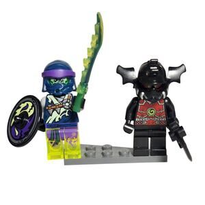 Lego Ninjago Soul Archer And Stone Army Swordsman Minifigure Lot Pre-owned